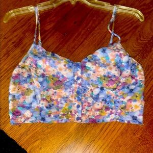 Floral Multicolor Women's CropTop
Size Medium